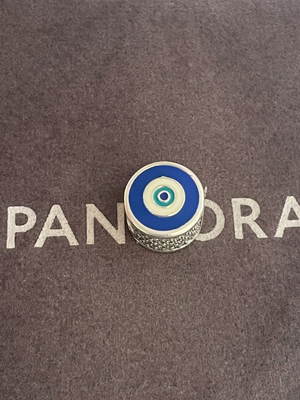 Pandora Evil Eye Silver Dangle Charm